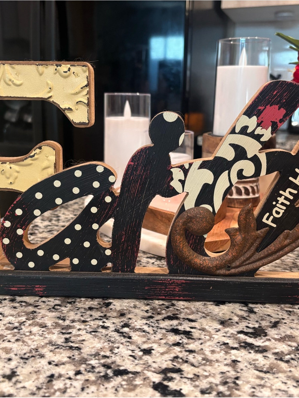 Hobby Lobby Brown Wood Decorative Letter Accent